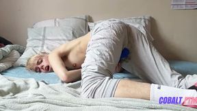 Wet Ftm Smells His Dirty Sneakers and Cums
