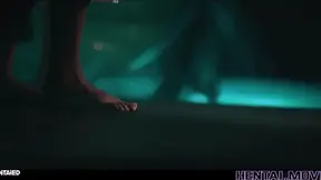 Ebony Teen Fucked by Alien Monster in Creampie Hentai