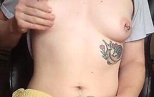 River Gray Nonbinary Femboy Smoking Jerking Off And Fucking Myself Multiple Orgasms