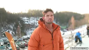 They ride off the track to fuck in such a cold weather