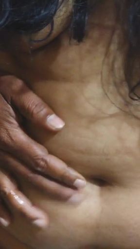 Thrilling moment from "Desi indian telugu hot wife and husband nighat time fuking in bed room"