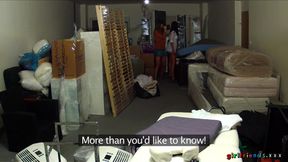 Girlfriends XXX - Gorgeous Babes Rub Pussy in the Basement and Eat Out Those Pussies