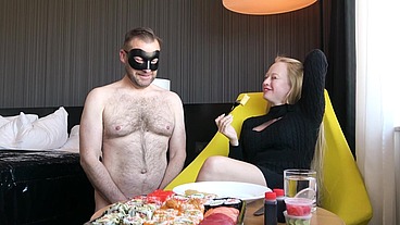 FULL CLIP: Feeding the slave!