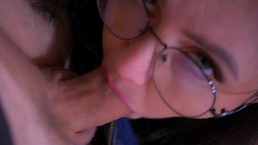 perverted man anal fuck his girl s, and she gets cum in mouth.