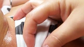 【大量中出し】巨乳女子大生がえっちなオイルマッサージで連続でイキまくる