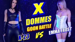 X-Dommes Goon Battle (X-23 Vs Emma Frost X-Men Mind Fuck)