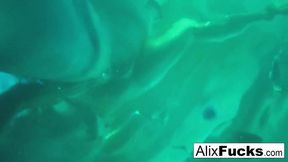 Underwater camera lesbian fun with Alix & Jenna