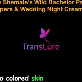 English Audio Sex Story - Tall Ebony Shemale's Wild Bachelor Party - Huge Cock Strippers &amp; Wedding Night Creampie - 5