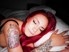 Sexy redhead babe hardcore anal drilled