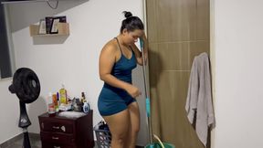 Maid Asks for a Raise and Has to Clean My Milk - POV