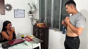 Busty MATURE BABE interview turns into steamy office bang