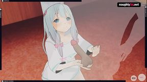 EROMANGA SENSEI HENTAI - SAGIRI TASTES HER BROTHER DICK