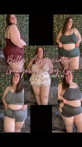 Belly Appreciation Lounge Ware Try-On