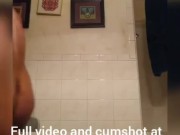 Hot Bodybuilder Flexing Nude Smoking and Stroking Big Dick