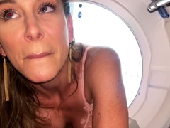 Cherie DeVilles Fakes getting stuck in the dryer for some