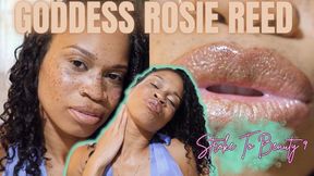 Stroke To Beauty 9- Ebony Femdom Goddess Rosie Reed Slave Mental Conditioning Jerk Off Encouragement- 1080p HD