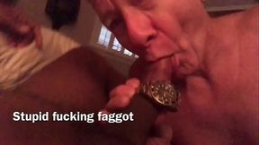 Stewart Neal Bowman sucks off a Huge Big Fat Black Cock