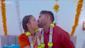 Indian First Suhagrat Sparks Passionate Heat