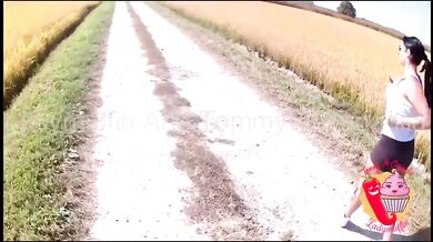 Sexy cyclist gets fucked hard in public