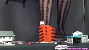 Giantess Dominates Japan with Electrifying Vore Escapades Power Surge