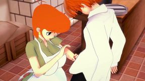 dexter s milf bj - dexter s laboratory