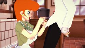 dexter s milf bj - dexter s laboratory