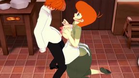 dexter s milf bj - dexter s laboratory