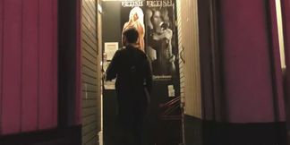 Bearded Milky Stud Deep-throating and Boning a Ebony Meatpipe at a Gloryhole