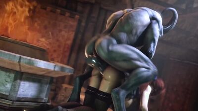 Japanese teen with a big dick gets wild with Evil Monster and takes a facial