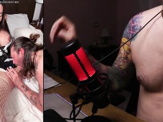 B1gTheo gives a oral to a hawt trans woman