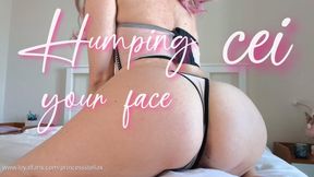 Humping your face cei Female Domination