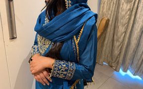 Stepmother had sex with her Muslim in doggy style