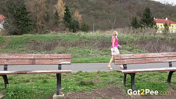 Bench Pissing by Got2Pee - where girls come to piss