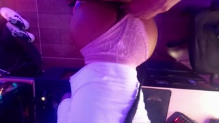 BUSTY maid gets FUCKED in the office and gets her MOUTH filled with CUM