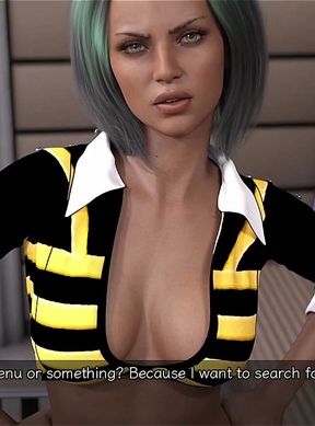 Stranded in Space - Military Girl with Big Tits Loves Femdom
