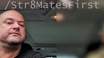 Aussie Taxi Driver blows Tom, Str8 Army Dad