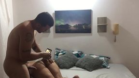 Amateur GF wants her ass filled with milk by stranger