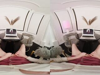 Touching Myself in Front of My Yoga Teacher - in VR