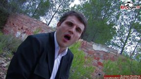 Two guys share two sexy women´s in a hot outdoor anal foursome