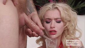 Tiny Blonde Emma Rosie Is Addicted To Bryan Gozzling'_s Nasty Anal!