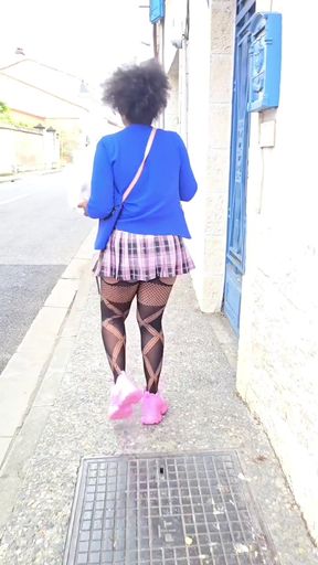 Must-share moment from &quot;Ebony No Panties on the Street&quot;