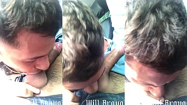 Paguei a corrida do Uber com um boquete gostoso