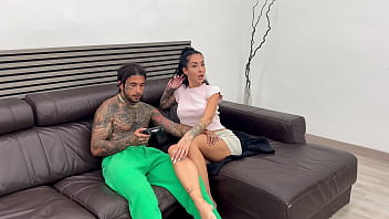 The Italian came to the studio and we gave her the fuck of her life