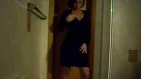 Webcam show with a sizzling brunette exposing her body & masturbating