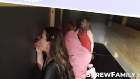 ”Glory holes just for the bombshell stepaunt including  Daphne Klyde”