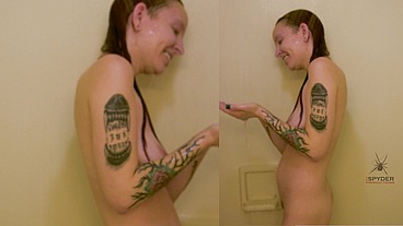 🫦Haven Moss gets wet 💦and plays in shower🚿