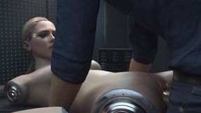 Two Limbless CyberLife Androids Kara & Chloe Get Their Pussy Tested Out