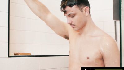 HETEROFLEXIBLE - Roommates Enzo Muller & Ali Rush’s Shower Jerk Off Together Excuses Lead To Hot Sex
