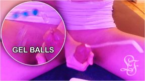 Gel Balls growing inside Dick make me Cum