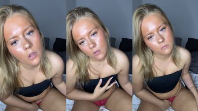 Cute Swedish teen controls your cock with Swedish JOI...